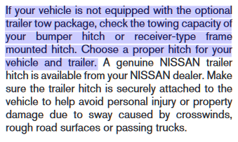 Nissan Armada Tow Package Specifications 3