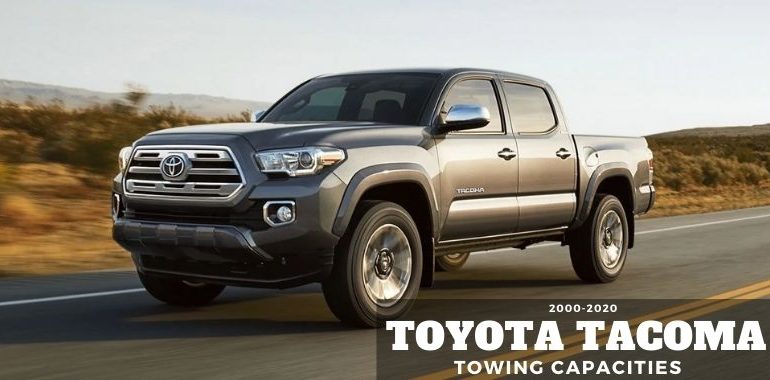 2000-2020 Toyota Tacoma Towing Capacities